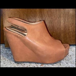 Steve Madden Peep Toe Wedges